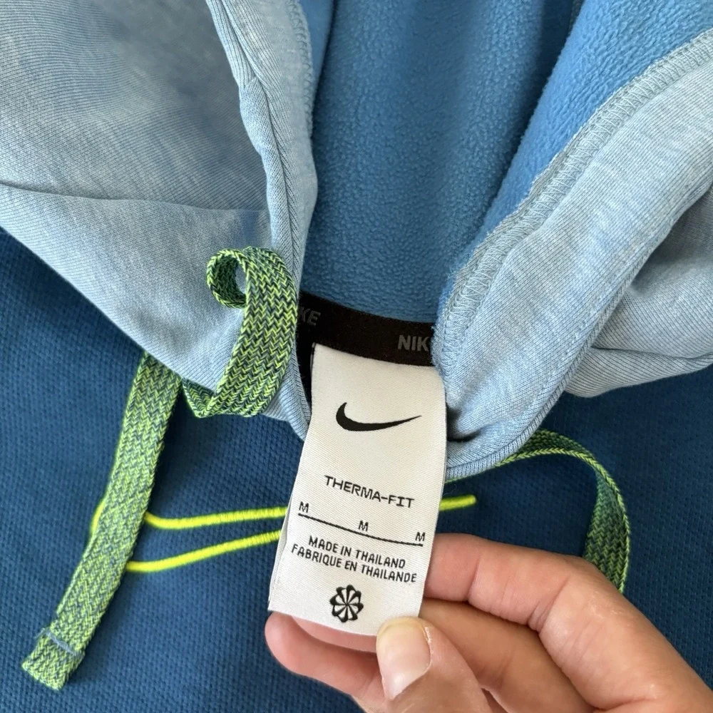 Nike Therma Fit Pullover Training Hoodie - DD2112 Men's - Medium Blue